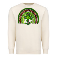 Sandshell Western Shamrock Cross Rainbow Premium Sweatshirt - Artiststas