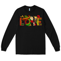 Black Mexico Love Long Sleeve Tee - texasbilliewilder