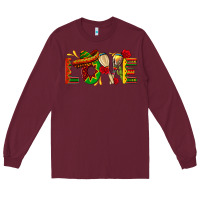 Burgundy Mexico Love Long Sleeve Tee - texasbilliewilder