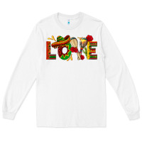 White Mexico Love Long Sleeve Tee - texasbilliewilder