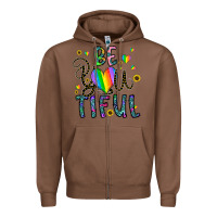 Chestnut be you tiful Zipper Hoodie - CowhideDigitalArt