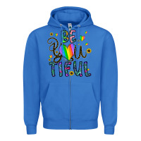 True Royal be you tiful Zipper Hoodie - CowhideDigitalArt