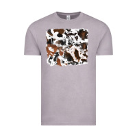 Vintage Zinc cowhide mixed background Vintage Tee - RanaPortraitStore