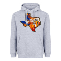Heather Grey texas map fall Heavyweight Hoodie - JahusDesignShop