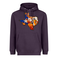 Plum texas map fall Heavyweight Hoodie - JahusDesignShop