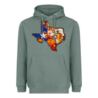 Sage texas map fall Heavyweight Hoodie - JahusDesignShop