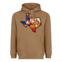 Toasted Coconut texas map fall Heavyweight Hoodie - JahusDesignShop