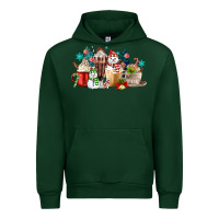 Forest Green christmas coffee Urban Hoodie - MaliasSmallBusiness