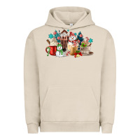 Pigment French Oak christmas coffee Urban Hoodie - MaliasSmallBusiness