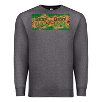 Charcoal Heather St. Patrick's Day Western  Lucky And Blessed Premium Sweatshirt - Artiststas