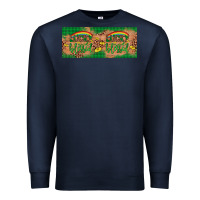 Navy St. Patrick's Day Western  Lucky And Blessed Premium Sweatshirt - Artiststas