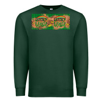 Sports Green St. Patrick's Day Western  Lucky And Blessed Premium Sweatshirt - Artiststas