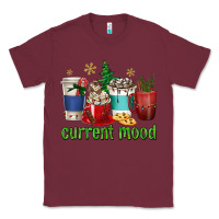 Burgundy coffee cups current mood Classic Tee - texasbilliewilder