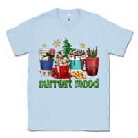 Dusty Blue coffee cups current mood Classic Tee - texasbilliewilder