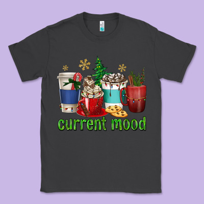 Coffee Cups Current Mood Classic Tee Designed By Texasbilliewilder