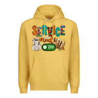 Antique Gold service mode on Premium Hoodie - NancyCooperArtShop