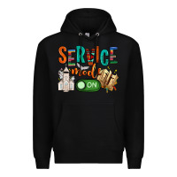 Black service mode on Premium Hoodie - NancyCooperArtShop