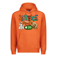 Carrot service mode on Premium Hoodie - NancyCooperArtShop