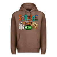Chestnut service mode on Premium Hoodie - NancyCooperArtShop