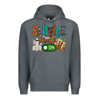 Rock service mode on Premium Hoodie - NancyCooperArtShop