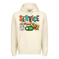 Sandshell service mode on Premium Hoodie - NancyCooperArtShop