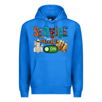 Service Mode On Premium Hoodie | Teevron