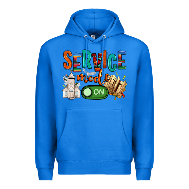 Service Mode On Premium Hoodie by NancyCooperArtShop | Teevron