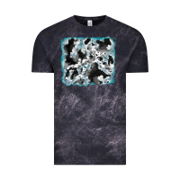 Cloud Black cowhide glitter tooled leather background Vintage Tee - RanaPortraitStore