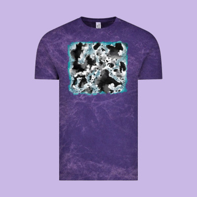 Vintage Tee cowhide glitter tooled leather background