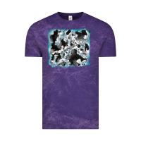 Cloud Purple cowhide glitter tooled leather background Vintage Tee - RanaPortraitStore