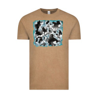Vintage Coffee cowhide glitter tooled leather background Vintage Tee - RanaPortraitStore