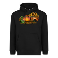 Black sunflower truck Heavyweight Hoodie - JahusDesignShop