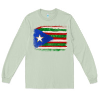 Matcha Mexico and Puerto Rico Flag Long Sleeve Tee - texasbilliewilder