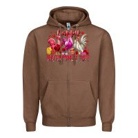 Chestnut happy valentines day Zipper Hoodie - RacoonDesign