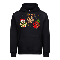 Black christmas paws Urban Hoodie - MaliasSmallBusiness
