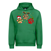 Emerald christmas paws Urban Hoodie - MaliasSmallBusiness