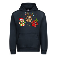 Navy christmas paws Urban Hoodie - MaliasSmallBusiness