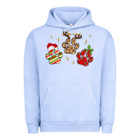 Pigment Grape Ice christmas paws Urban Hoodie - MaliasSmallBusiness
