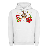 Pigment Lunar Rock christmas paws Urban Hoodie - MaliasSmallBusiness