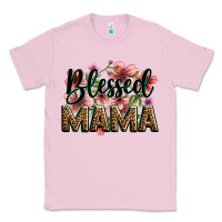 Bubblegum Pink flowers blessed mama Classic Tee - Zillion Design Studio