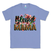 Colony Blue flowers blessed mama Classic Tee - Zillion Design Studio