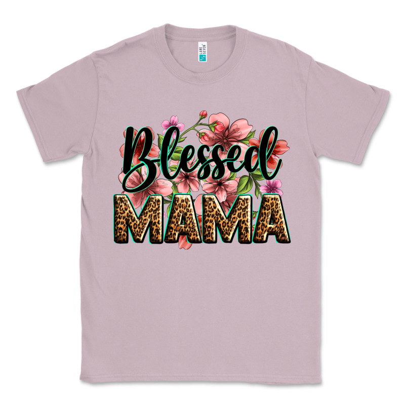 Flowers Blessed Mama Classic Tee by Zillion Design Studio | Teevron