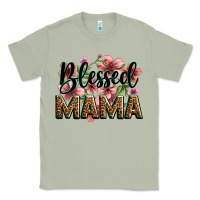 Matcha flowers blessed mama Classic Tee - Zillion Design Studio