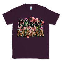 Plum flowers blessed mama Classic Tee - Zillion Design Studio
