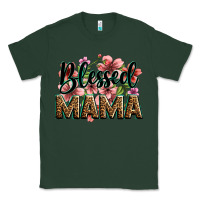 Sports Green flowers blessed mama Classic Tee - Zillion Design Studio