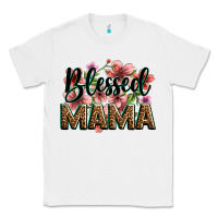 White flowers blessed mama Classic Tee - Zillion Design Studio