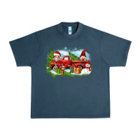 Midnight Navy Christmas gnomes truck Urban Heavy Tee - Zillion Design Studio