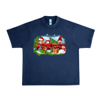 Navy Christmas gnomes truck Urban Heavy Tee - Zillion Design Studio