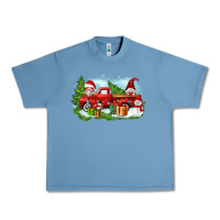 Pebble Blue Christmas gnomes truck Urban Heavy Tee - Zillion Design Studio
