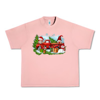 Salmon Christmas gnomes truck Urban Heavy Tee - Zillion Design Studio